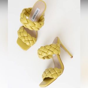 NEW Steve Madden | Kenley Citron Braided Heels